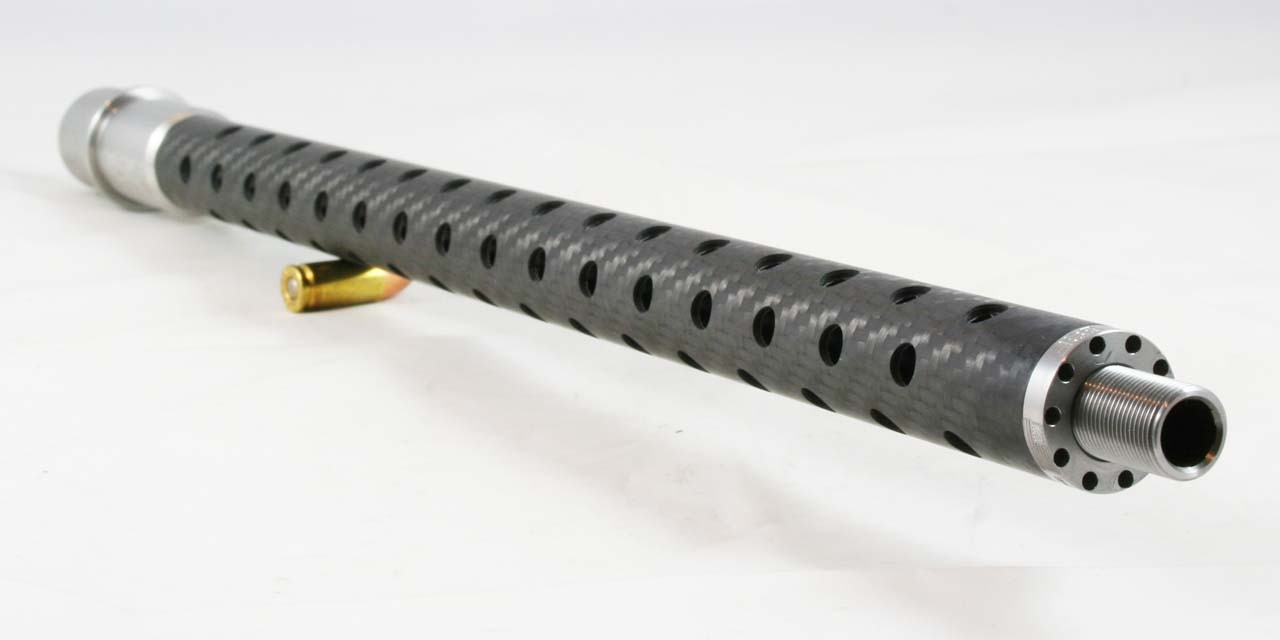 bsf carbon fiber 9mm ar15 barrel 16 grey black