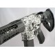 Black Rain 7.5" 5.56 AR15 Pistol Black & White Digital Camo with Sig Sauer SB15 Pistol Brace and Noveske KX3 Pig