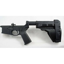 Black Rain AR15 Complete Pistol Billet Lower w/ Sig SB15 Stabilizing Brace & Odin Works SB-PT