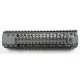 Black Rain Quad Rail - Mid Length (9") - Tungsten Grey