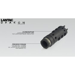 LANTAC Dragon 9mm Muzzle Brake 1/2x36