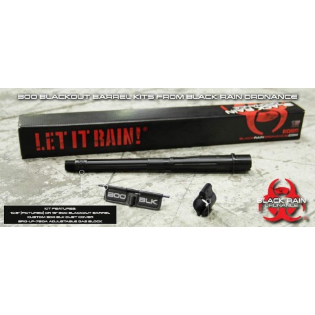 Black Rain 300 Blackout Barrel Kit -- 16" or 10.5"