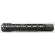 Black Rain Hybrid Modular M Lok Rail AR15 15" - Black