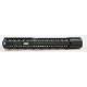 Black Rain Hybrid Modular M Lok Rail AR15 15" - Black