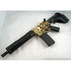 Black Rain 10.5" 300 Blackout AR15 Multicam Pistol w/ SB15 Pistol Brace