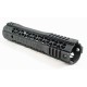 Black Rain Hybrid Modular M Lok Rail AR15 10" - Black