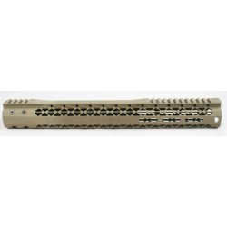 Black Rain Slim M-LOK AR15 Rail 15" - FDE