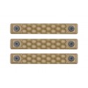 Railscales HTP Scales Honeycomb FDE M-LOK (3 pack)