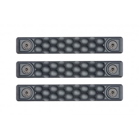 Railscales HTP Scales Honeycomb Sniper Grey M-LOK (3 pack)