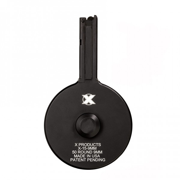 X Products X-9 50 Round Drum Magazine for Colt 9mm AR15 - FREE SHIP.