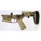 SMOS GFY-15 Complete Billet AR15 Pistol lower w/ Maxim Brace - FDE