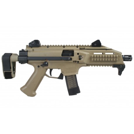 CZ Scorpion 9mm EVO 3 S1 FDE Pistol w/ SB Tactical Pistol Brace