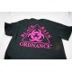 Black Rain Ordnance Logo T-Shirt Black w/ Pink Logo